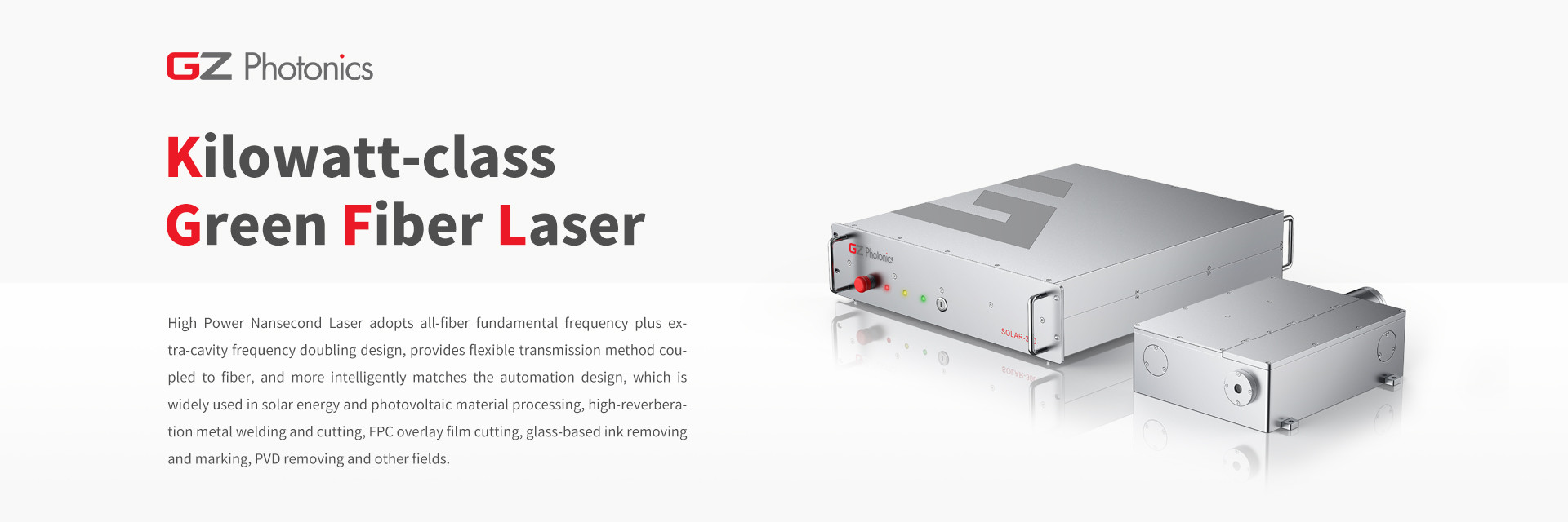 Kalite Yeşil QCW fiber lazer Fabrika